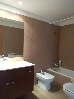 Un baño de Apartament amb pati a la Vall Fosca, tranquilitat i bones vistes