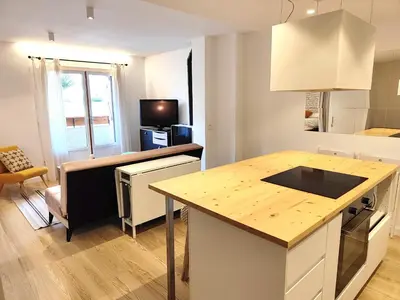 Una cocina o zona de cocina en Apartamento Marcos