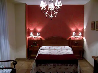 Cama o camas de una habitación en Casa Puyuelo Tierrantona