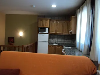 Una cocina o zona de cocina en Apartamentos Solans