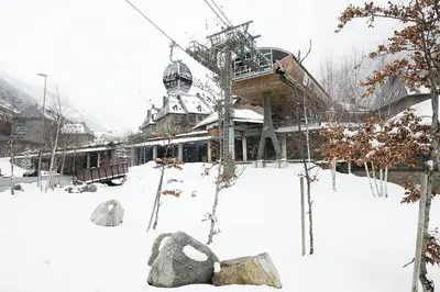 Luderna - Apartamento con terraza Val de Ruda A28 les Ours Polaires en invierno