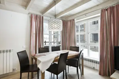 Zona de estar de Luderna - Apartamento con terraza Val de Ruda A28 les Ours Polaires