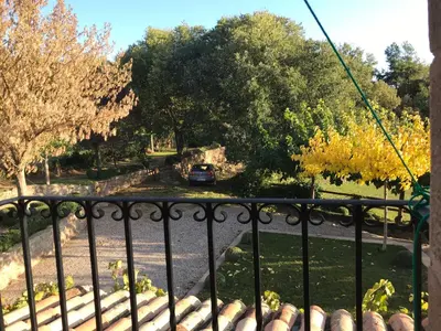 Jardín al aire libre en Allotjament Rural Solsona