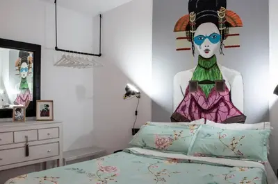 Cama o camas de una habitación en LOFT MON