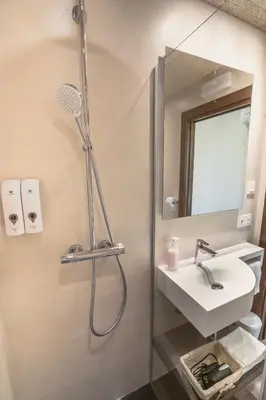 Un baño de Casa Nahia Hostal Rural