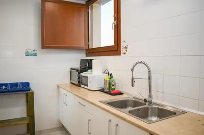 Una cocina o zona de cocina en EL MIRADOR DE SABAYÉS