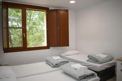 Cama o camas de una habitación en EL MIRADOR DE SABAYÉS