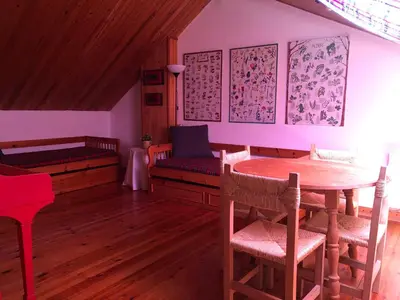 Zona de estar de EVA & TRAVEL - Triplex La Cavallada