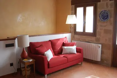 Zona de estar de Casa Carmela