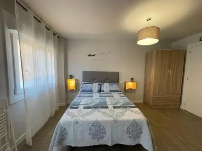 Cama o camas de una habitación en Carmen Alta