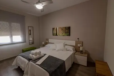 Cama o camas de una habitación en Casa Jordi