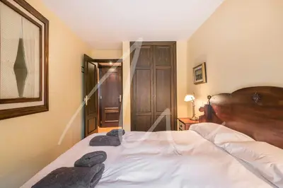 Cama o camas de una habitación en Sarrahèra by SeaMount Rentals