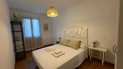 Cama o camas de una habitación en Rincon de Pepo