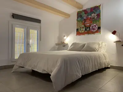 Cama o camas de una habitación en Casa Taller en Penelles