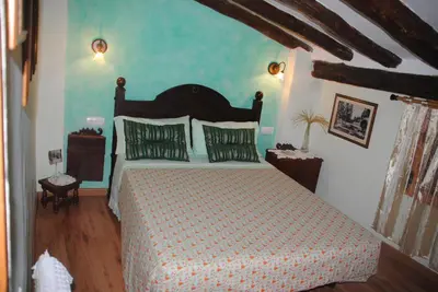 Cama o camas de una habitación en Casa Rural Casa Puntes