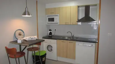 Una cocina o zona de cocina en Rincón del Pirineo