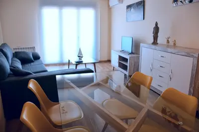 Zona de estar de Guest House Ainsa Pirineos