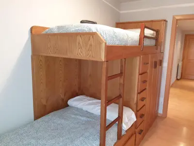 Cama o camas de una habitación en Apartamento Vive Jaca