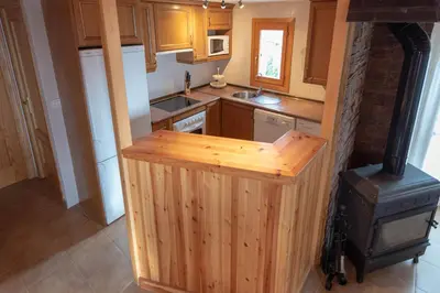 Una cocina o zona de cocina en Apartamento El Molino