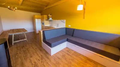 Una cocina o zona de cocina en Eco-Apartaments Cal Rossa de Taús