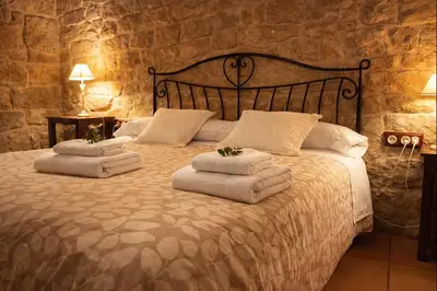 Cama o camas de una habitación en Ca l'Era