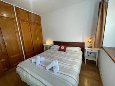 Cama o camas de una habitación en A01 - Anciles Apartamento - Villmor