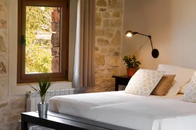 Cama o camas de una habitación en El Gresol - Naturaleza y Relax