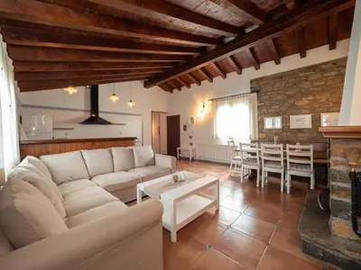 Zona de estar de eva y maría CASA RURAL