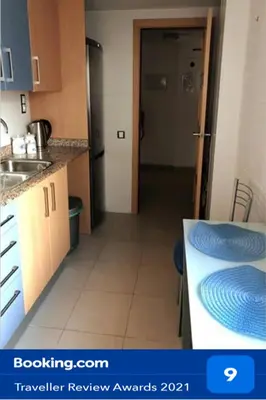 Una cocina o zona de cocina en Apartament Comarques Catalanes