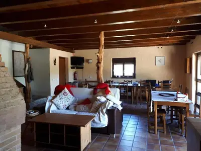 Zona de estar de Albergue A'Noguera