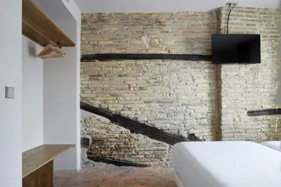 Una televisión o centro de entretenimiento en Pamplonapartments Pozo Blanco