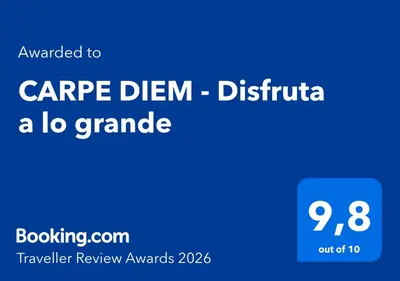 Certificado, premio, señal o documento que está expuesto en CARPE DIEM - Disfruta a lo grande