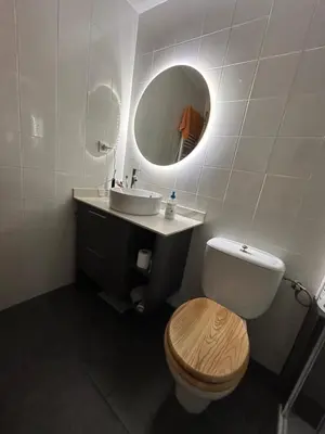 Un baño de Ático dúplex con vistas
