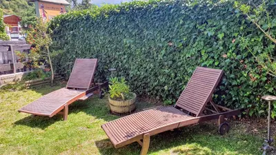 Jardín al aire libre en Casa Marieta Escarrilla