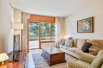 Zona de estar de Luderna - Apartamento con terraza Barrados