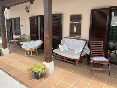 Zona de estar de Albergue San Nicolás, Larrasoaña