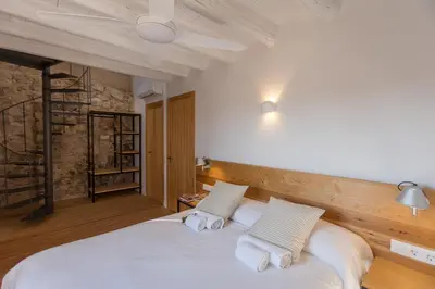 Cama o camas de una habitación en Casa Rural Boutique - Ca Bolo