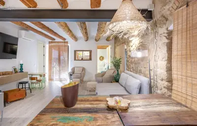 Zona de estar de La Casa Del Miracle