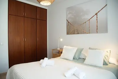 Cama o camas de una habitación en Apartament La Cabanera