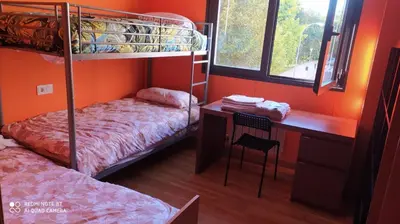 Cama o camas de una habitación en La Terraza de Zahara