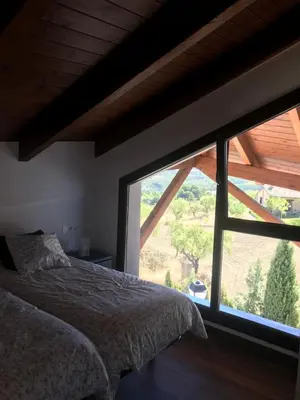 Cama o camas de una habitación en Chez Chloe