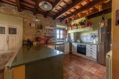 Una cocina o zona de cocina en Cal París Rural