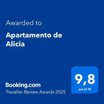 Certificado, premio, señal o documento que está expuesto en Apartamento de Alicia