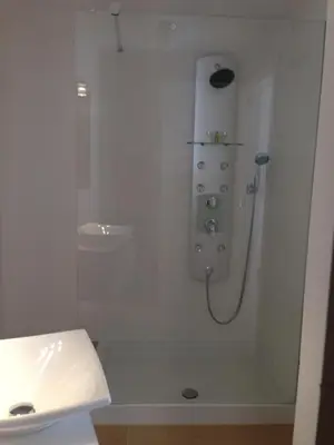 Un baño de Apartamento Casa Francho