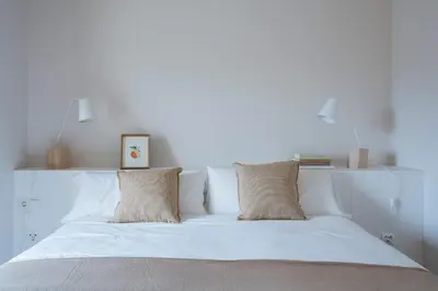 Cama o camas de una habitación en Hotel Rural Mas de l'Illa