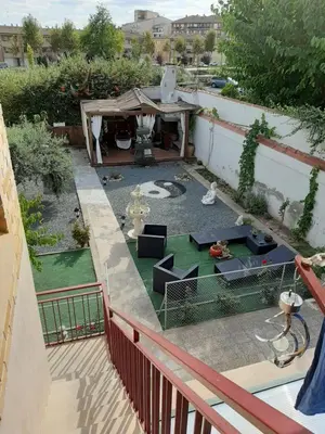 Un balcón o terraza de Habitacion doble en casa compartida con anfitriones