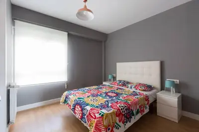 Cama o camas de una habitación en SANTANDER - Apartamento ejectutivo con garaje
