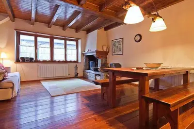 Zona de estar de Salardu casa aranesa Cardenal