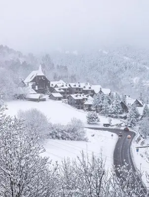 Tredós, Casa adosada. Baqueira en invierno