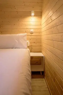 Cama o camas de una habitación en El Arrebol Comfort Camp